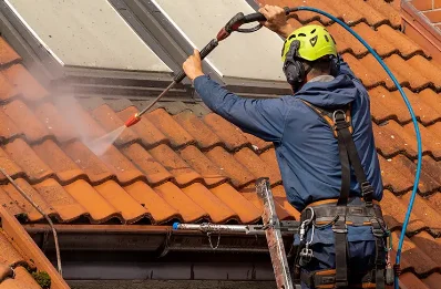 Démoussage et hydrofuge de toiture à Mespuits